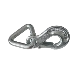 Latch Hook on Delta Ring | 50 mm Webbing | Steel
