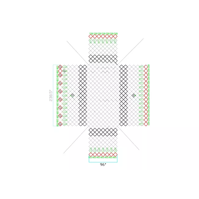 2G1N PGA/PGF Cargo Pallet Net 96x238.5" | ETSO C90c
