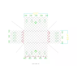 2L3N PLA Cargo Pallet Net 60.4x125" | ETSO C90c