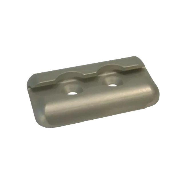 Double Anchor Plate 2 500 daN | Single Stud | Aluminium