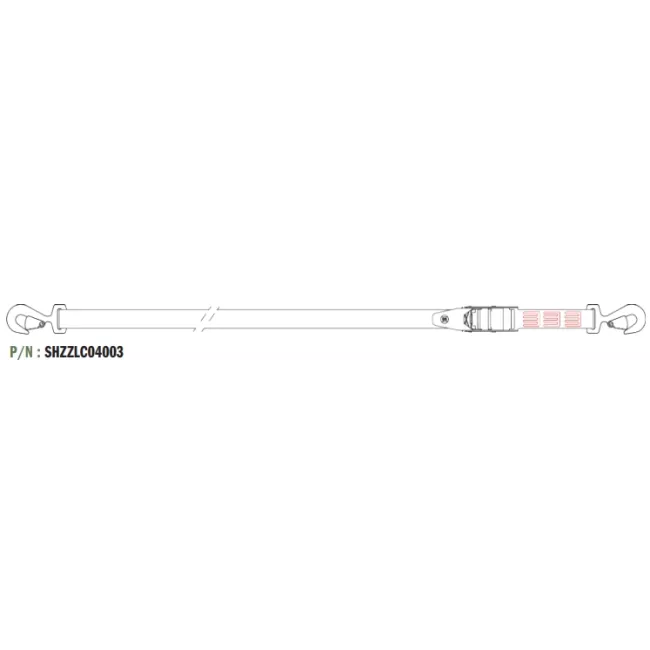 Helicopter Lashing Strap 10 000 lb | Over-Center Buckle