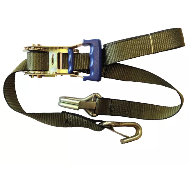 Double J Hook Military Cargo Strap 5 000 lb | 35 mm