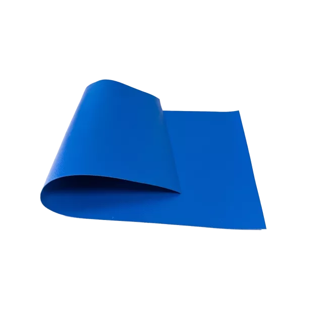 Aircraft Tarpaulin PVC | FAR 25.853 | Grey/Blue/Black