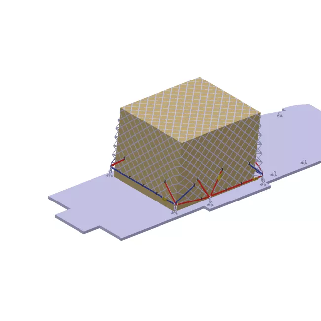 Helicopter Cargo Compartment Nets | 300 kg | OEM Fit